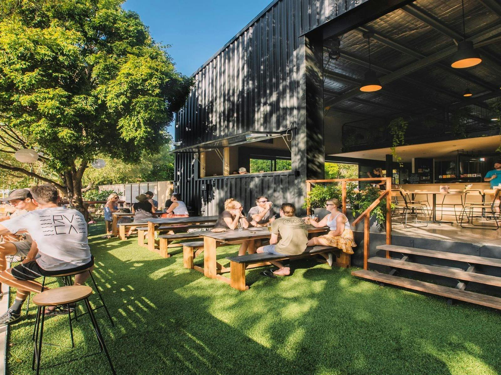 Beer garden at Boiling Pot Brewing Co.