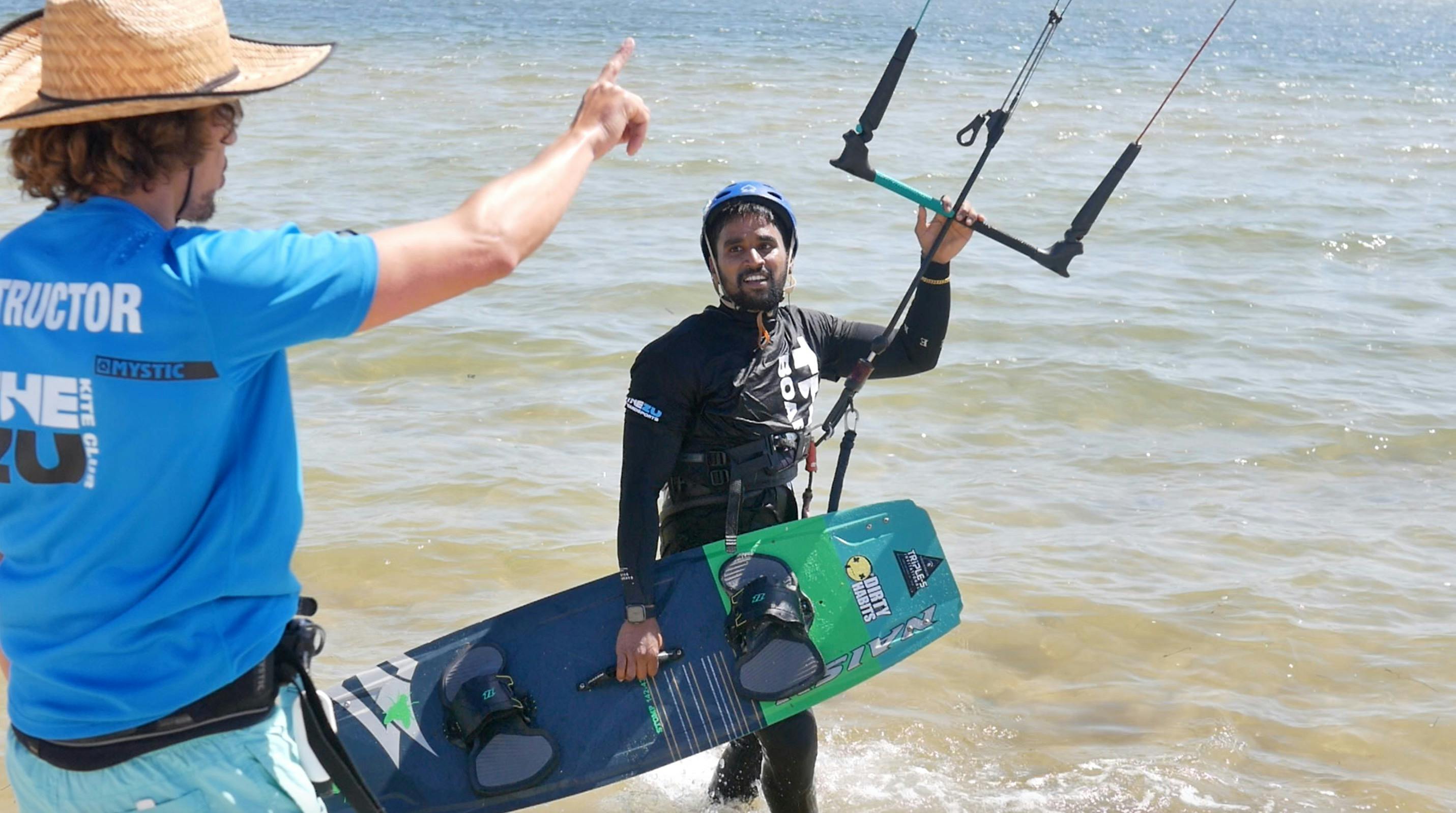 Board riding lesson