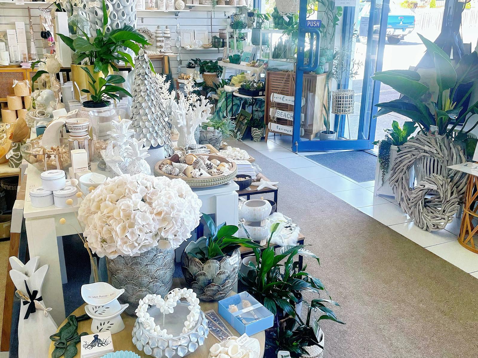 Lovely homewares and gifts in The Sea Merchant Penguin. Visually stunning homewares and gifts Beachy