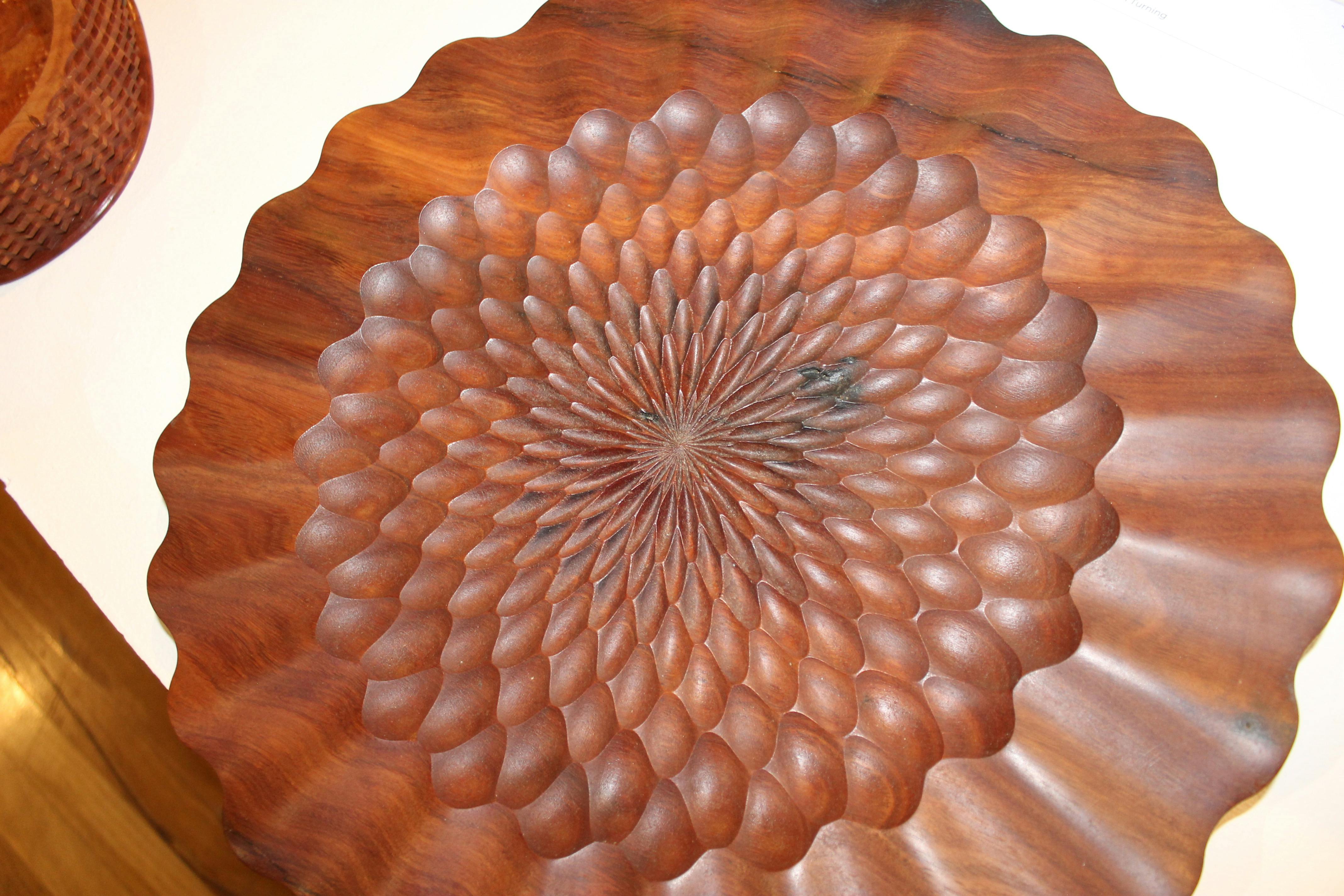 Carved plate