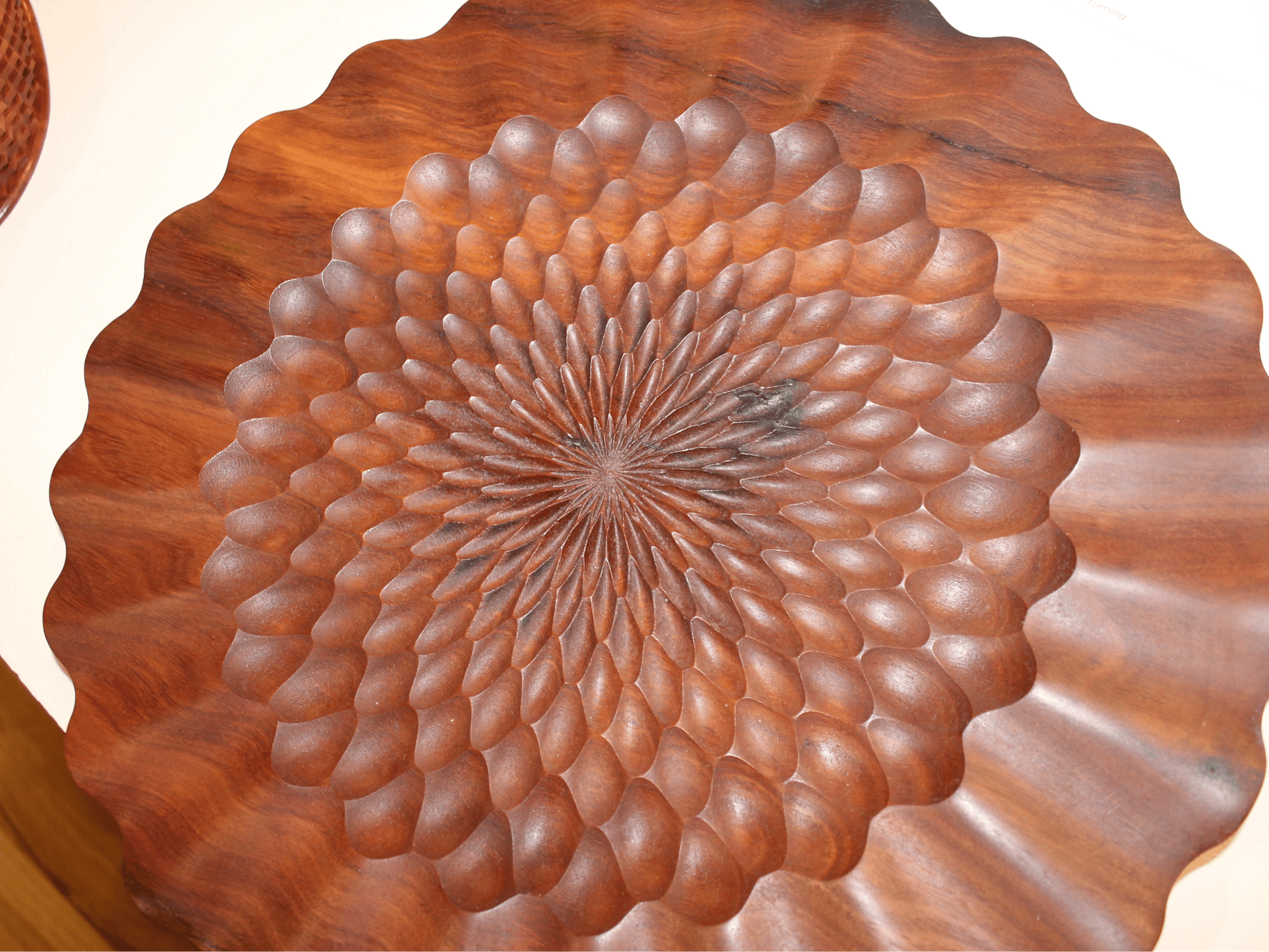 Carved plate