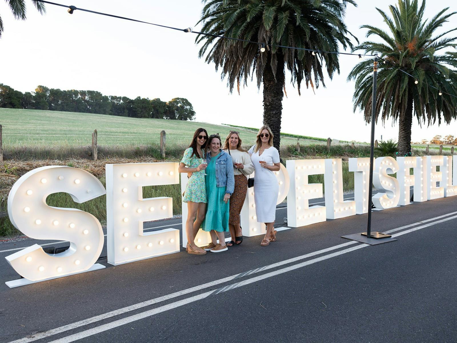 Sunset on Seppeltsfield Road Barossa Valley Event