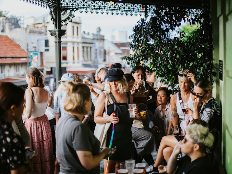 Newtown Hotel balcony