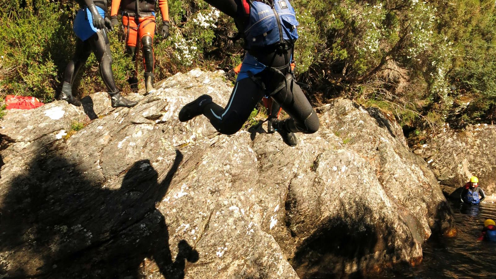Canyoning, Tasmania