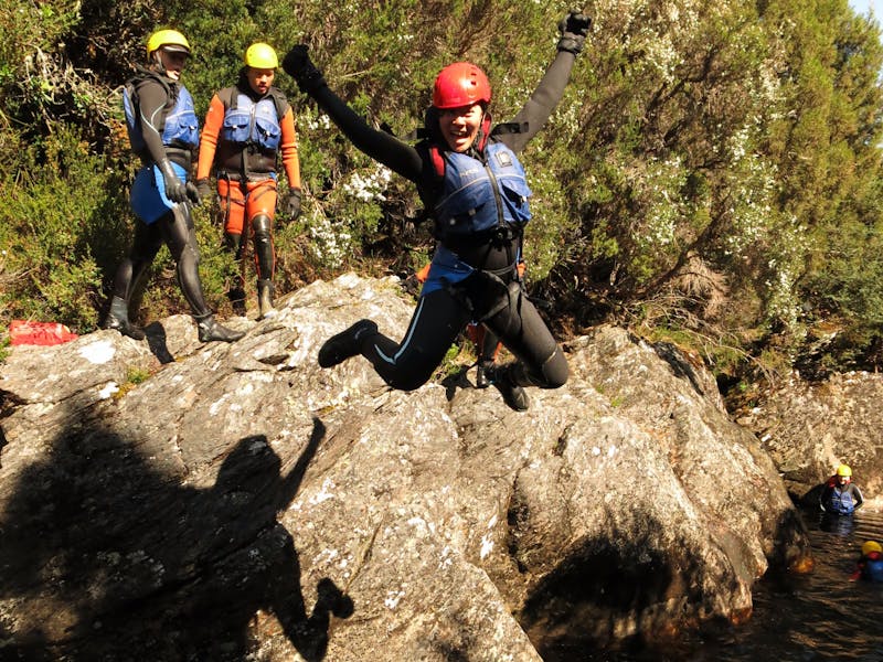 Canyoning, Tasmania