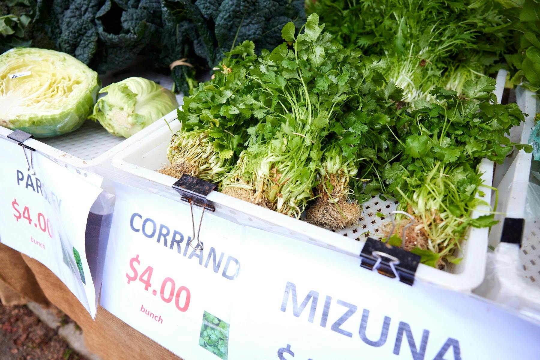 Farmers Market locally grown produce