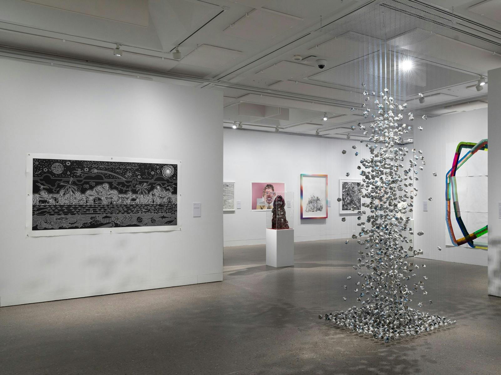 Hazelhurst Art on Paper Award 2023, installation view.