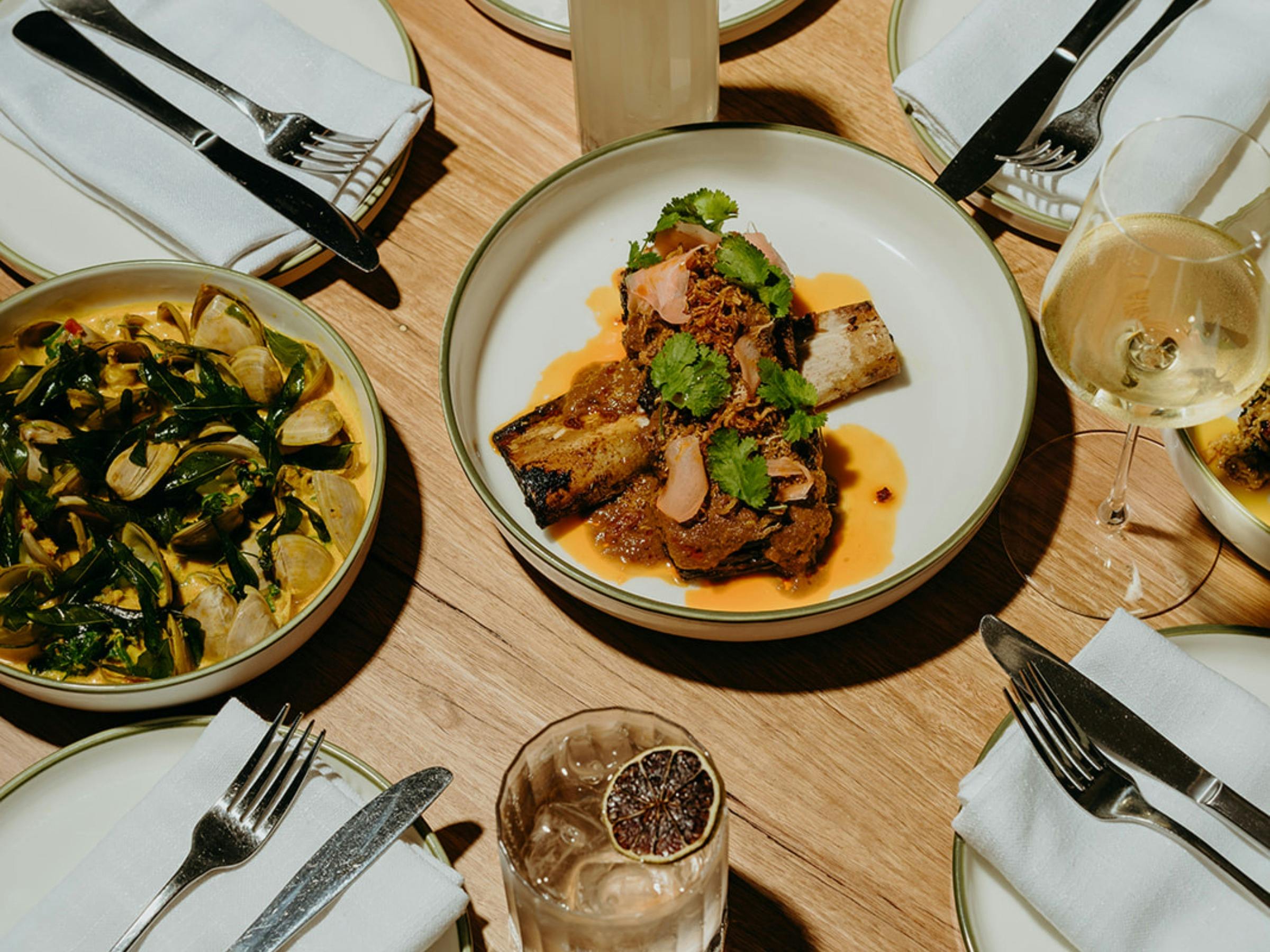 Beef short rib rendang at Two Noble