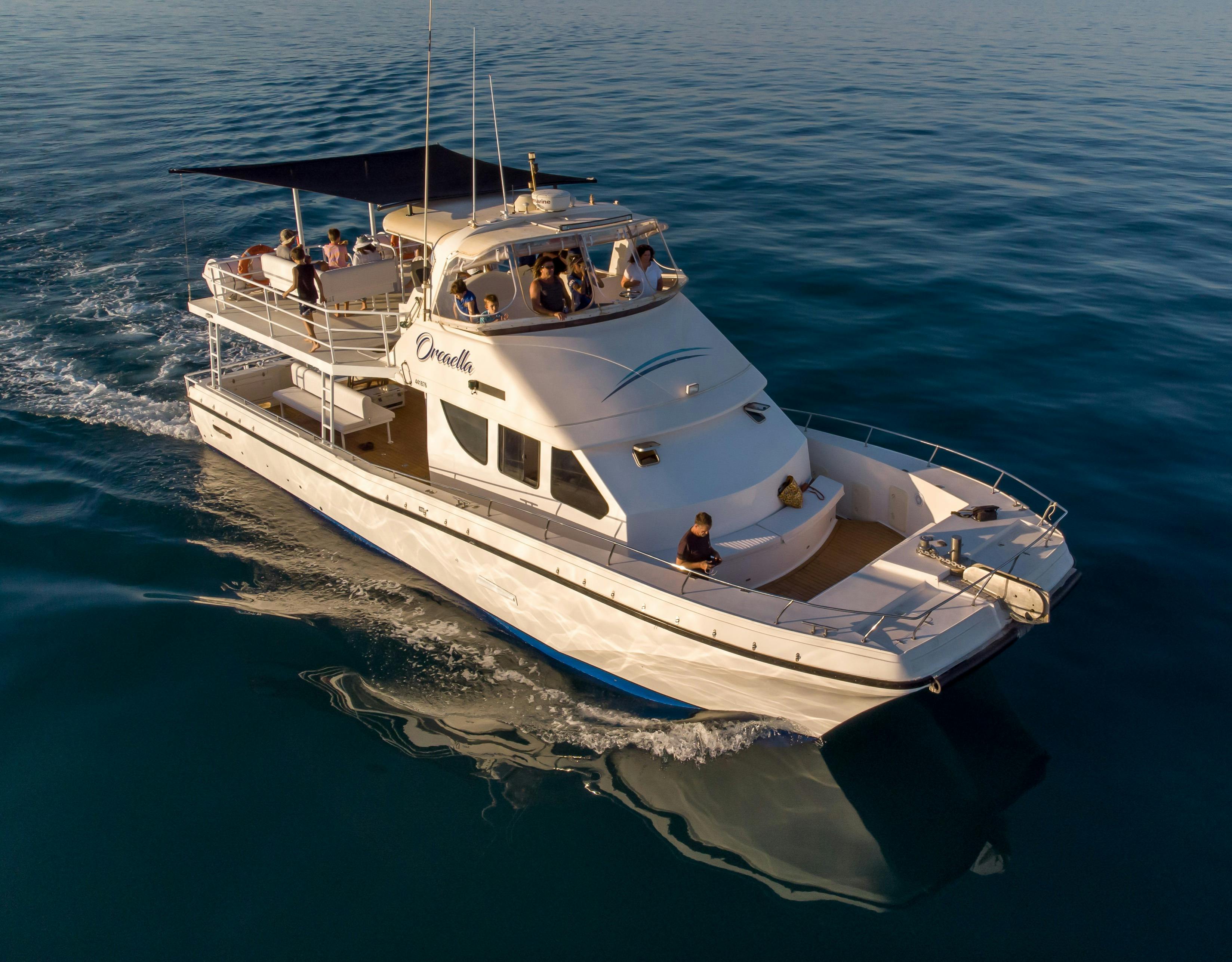 Cultural Cruise vessel Orcaella has 3 viewing areas