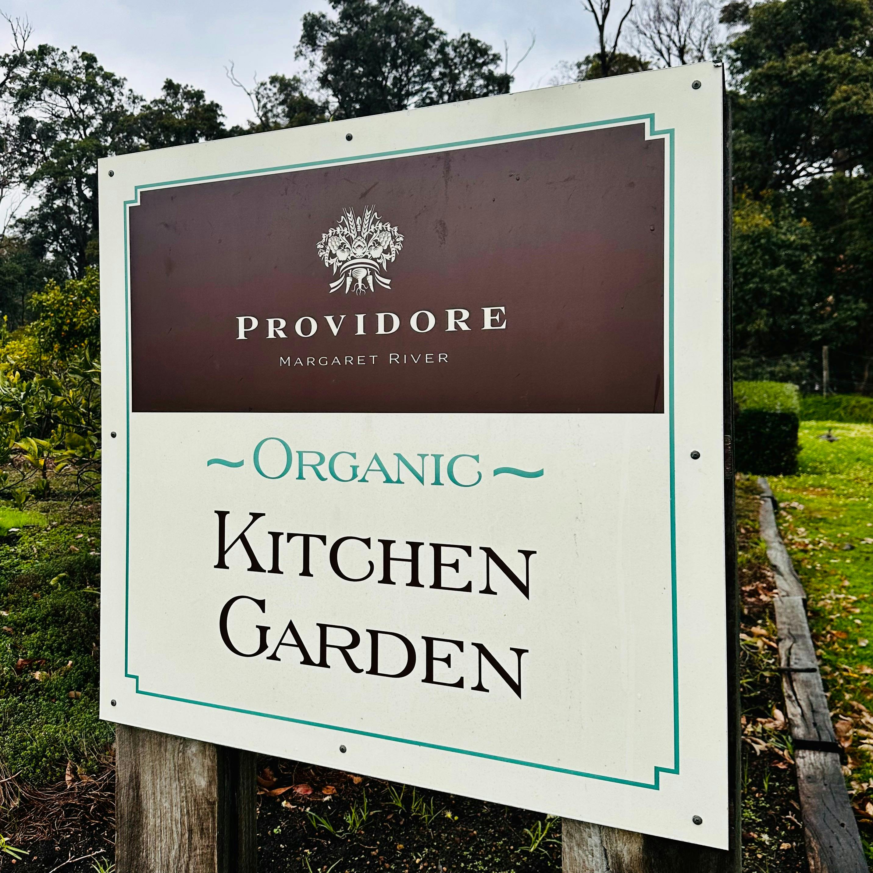 Providore's Kitchen Garden sign