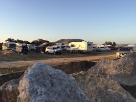 Mt Dutton Bay Woolshed Caravan & Camp Site Park located on absolute sea frontage