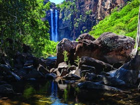 Jim Jim plunge pool walk