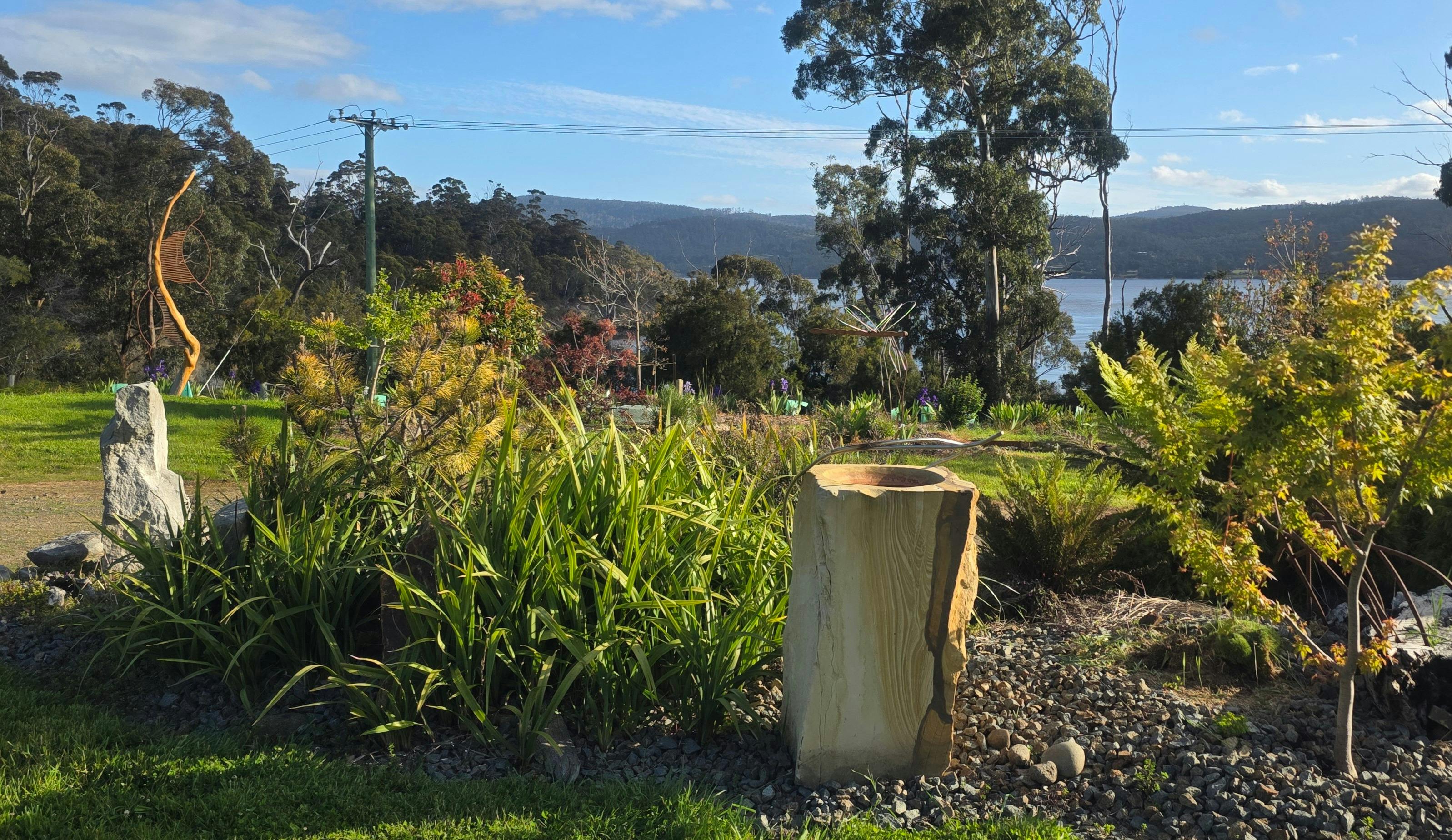 Huon River Dragonfly sculpture