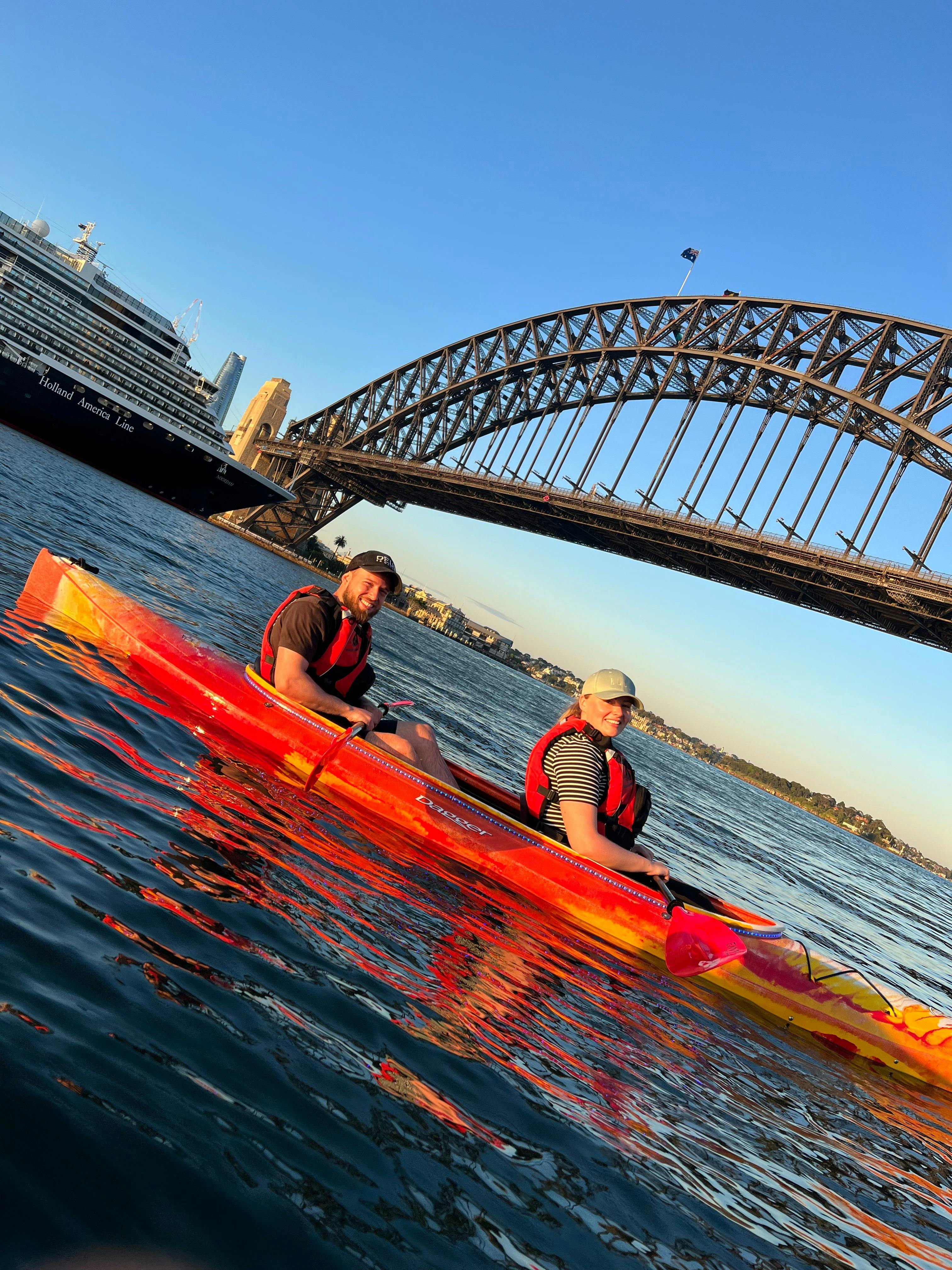 Sonnenaufgang im Hafen von Sydney