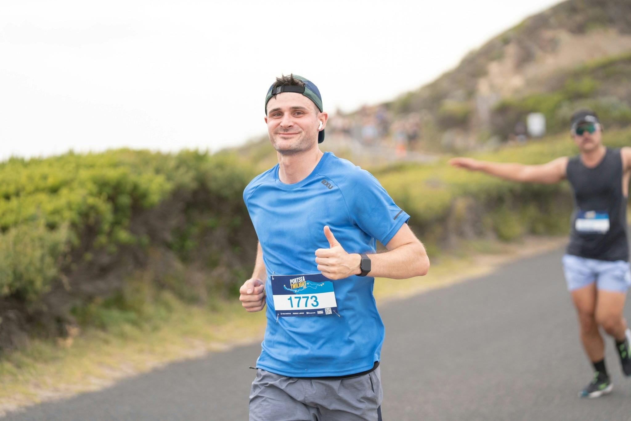 Participant running
