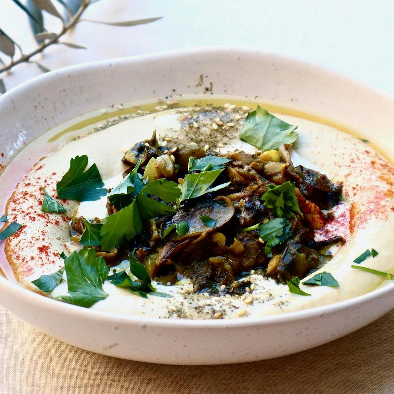 자타르에서 이스라엘에서 영감을 받은 길거리 음식