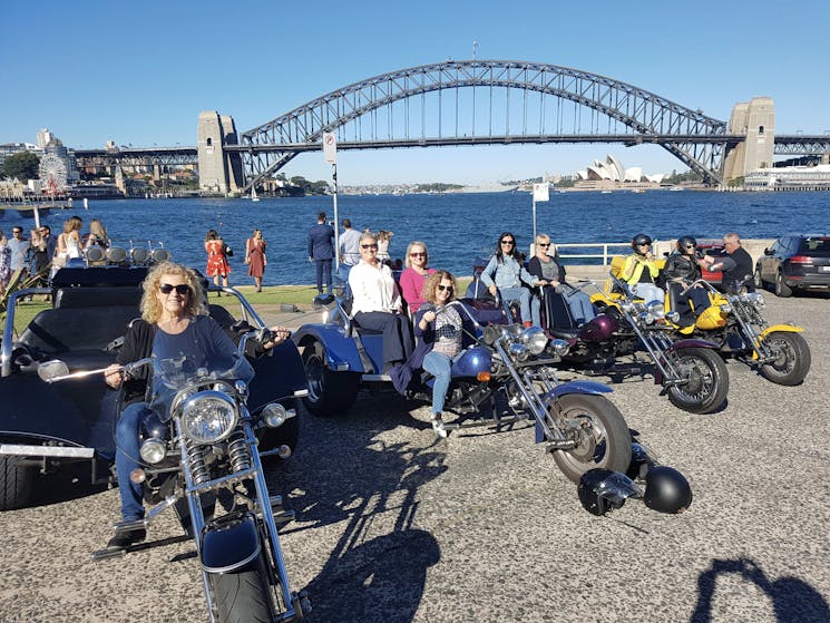 Haley and trike tours around Sydney.