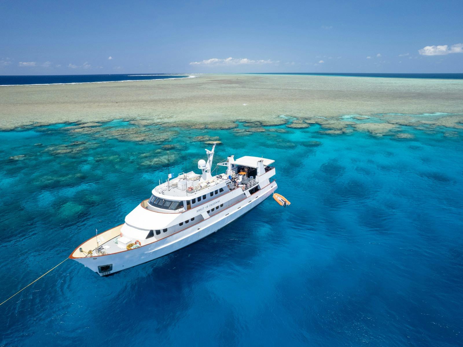 Spirit of Freedom and the Great Barrier Reef
