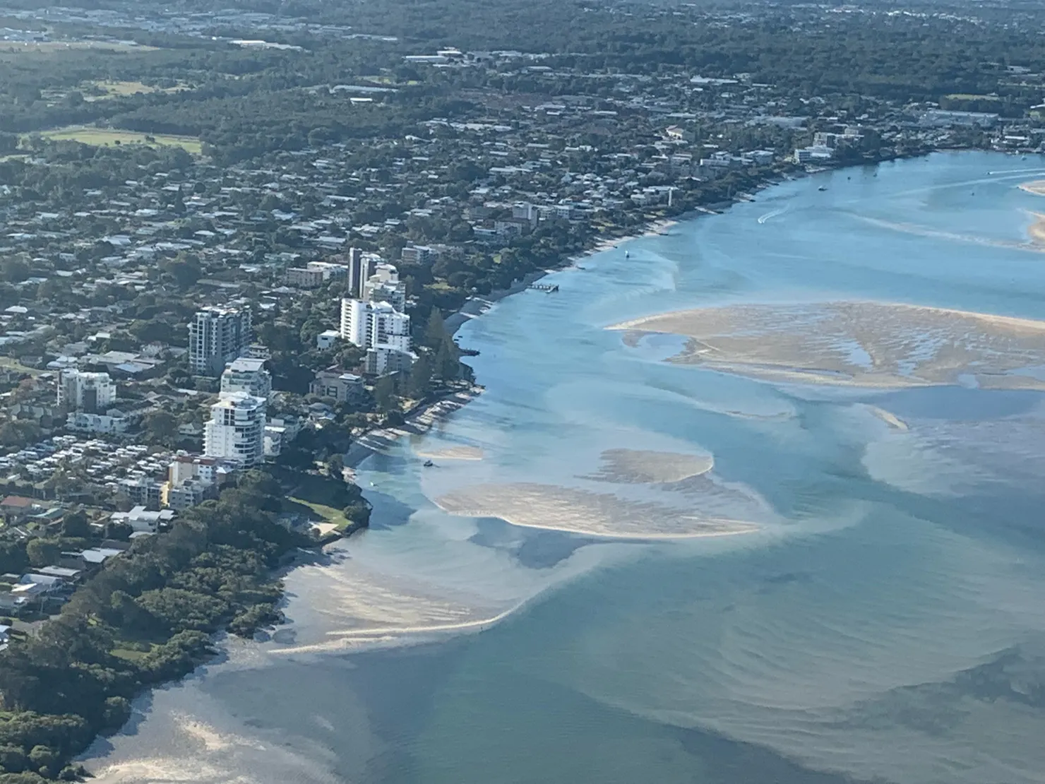 plane over caloundra