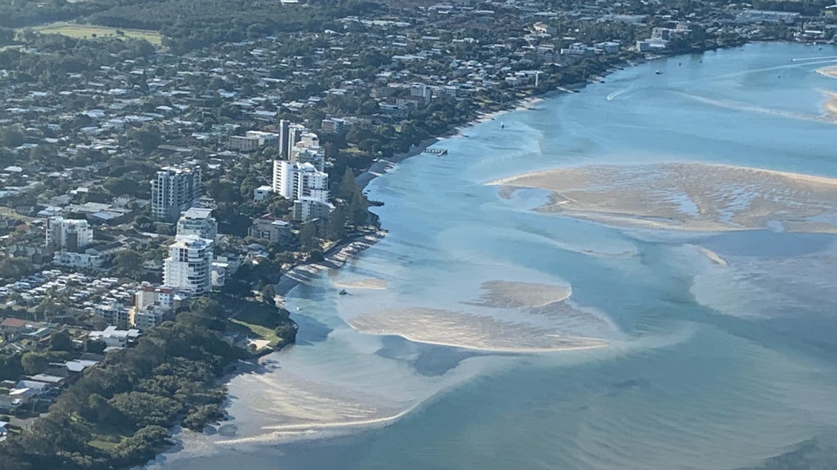 plane over caloundra