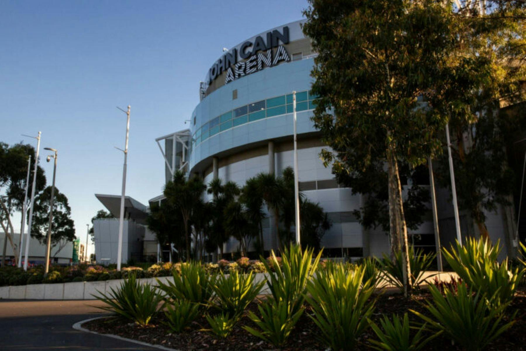 External view of John Cain Arena