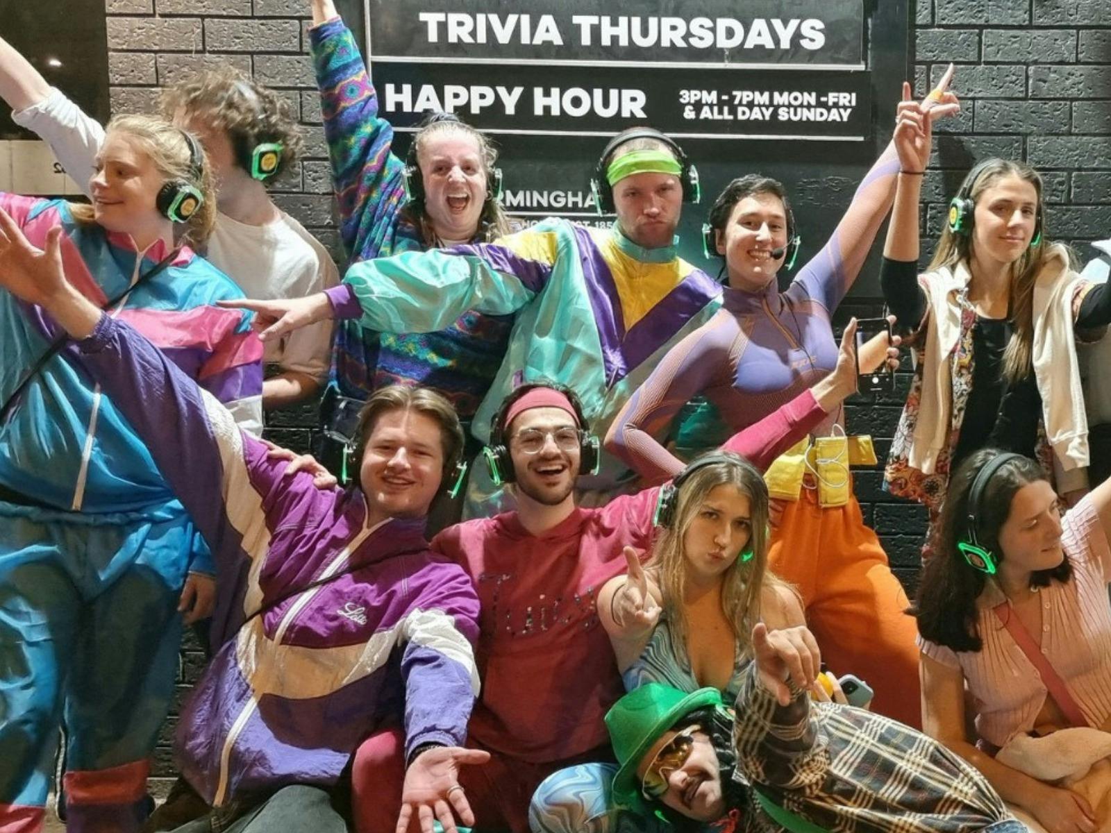 80s theme Silent Disco Walking Tour