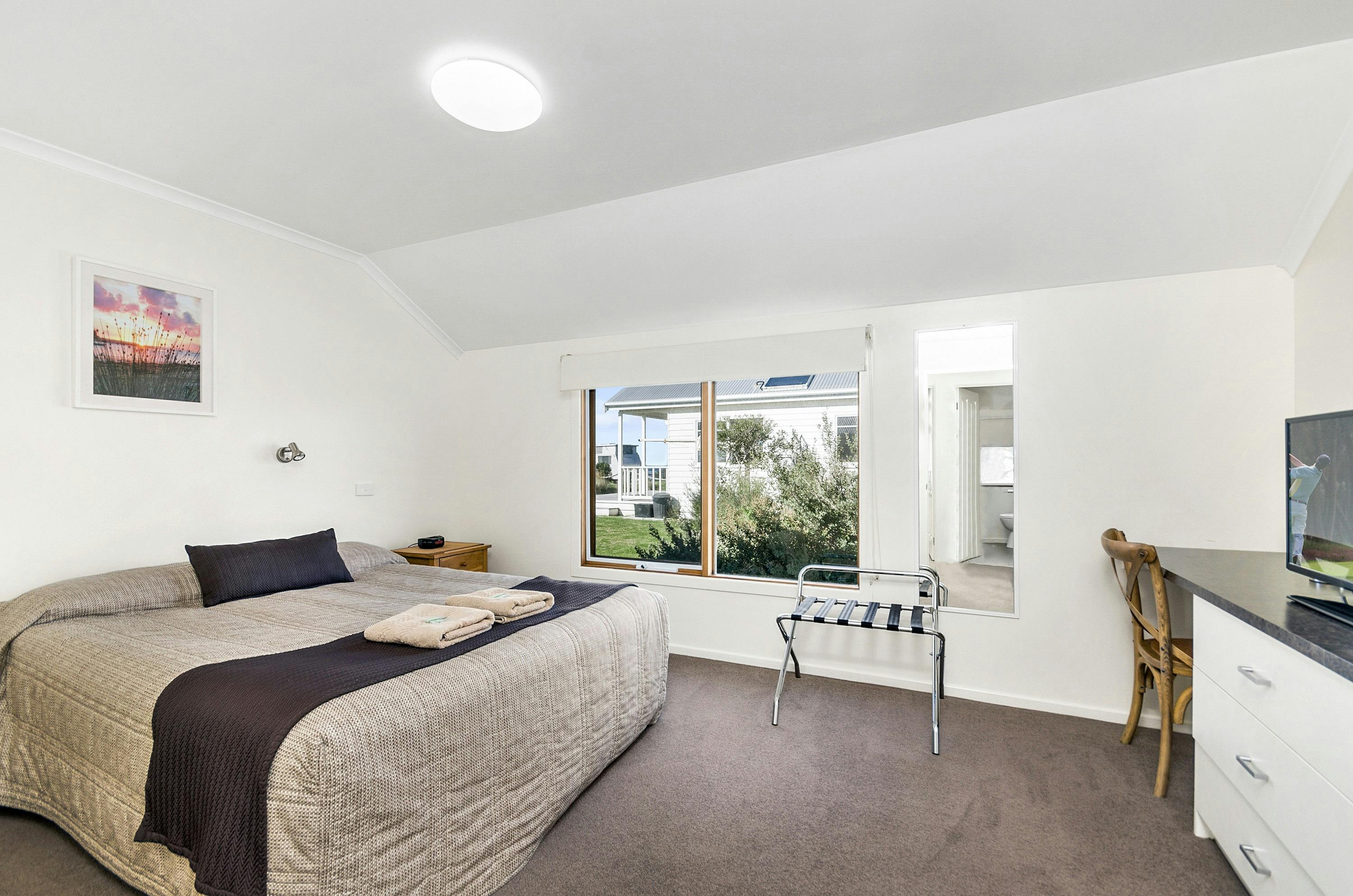 Main bedroom in 'The Orungal' Beach House