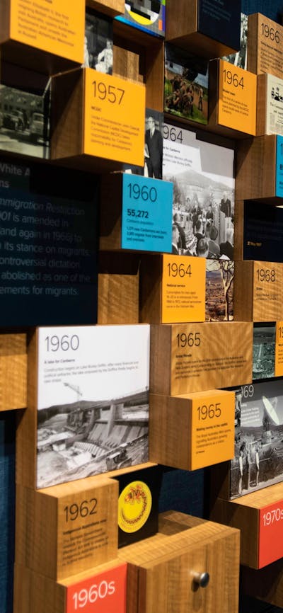 Part of the displays at the National Capital Exhibition