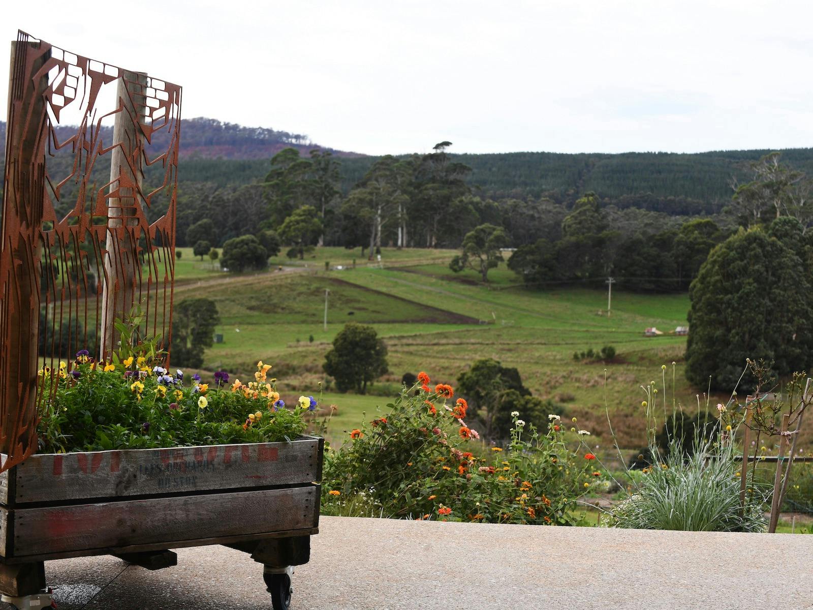 The view at Fork it Farm