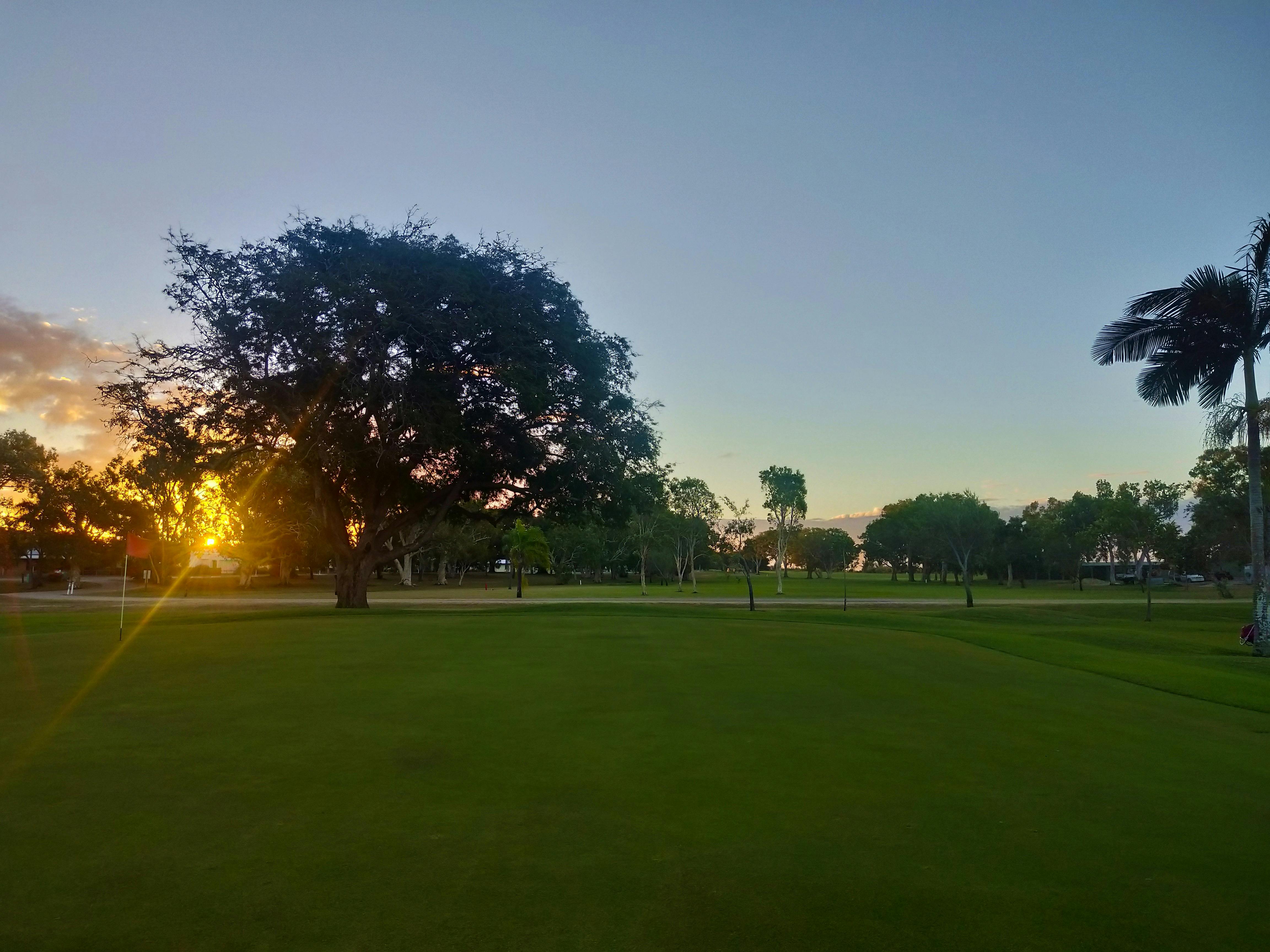 Bowen Golf Course at sunrise