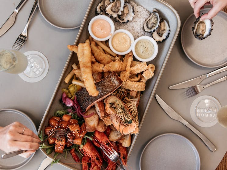 Our iconic Seafood Platter for two