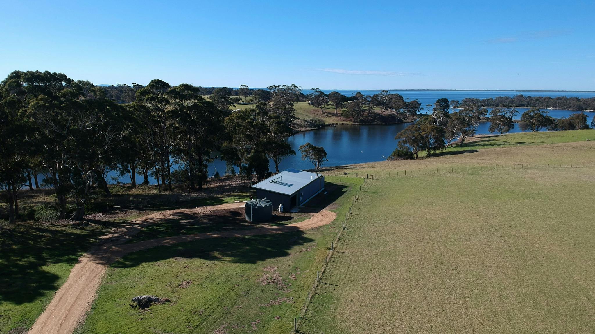 Aerial view of The Wool House