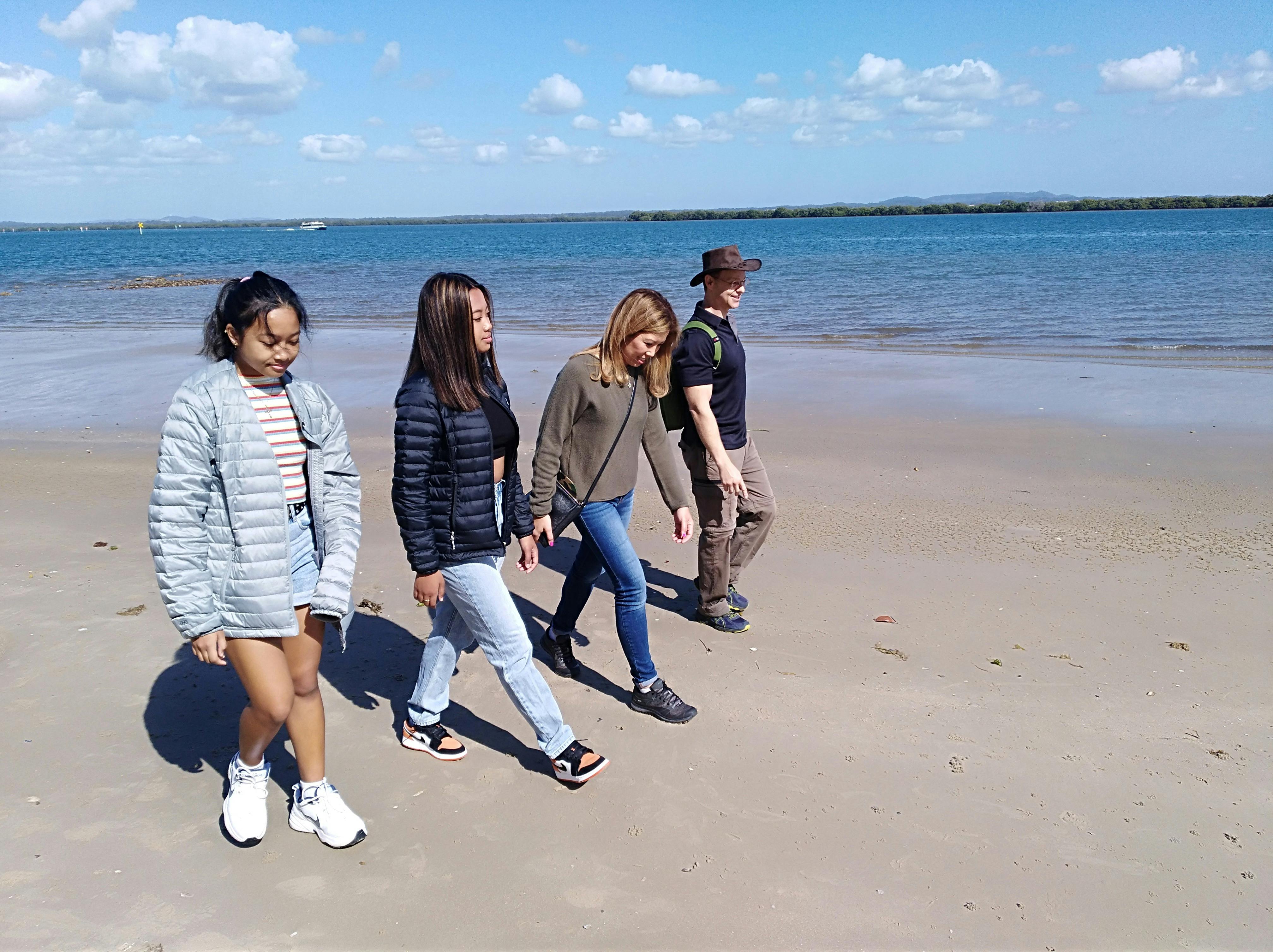 Baech walk at Karragarra