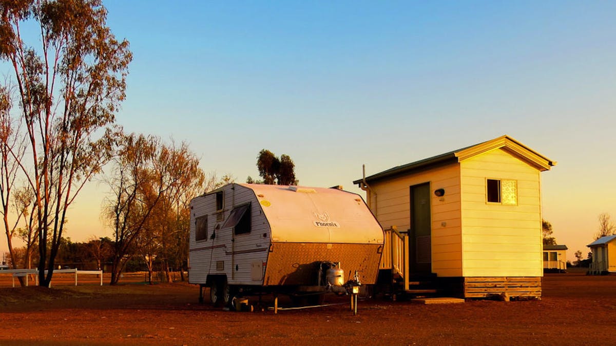 ensuite caravan site