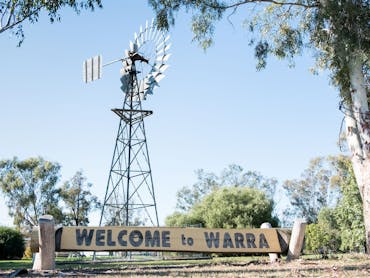 Pull up at the Richard Best Memorial Park in Warra and enjoy exploring this historical site. Pull up at the Richard Best Memorial Park in Warra and enjoy exploring this historical site.