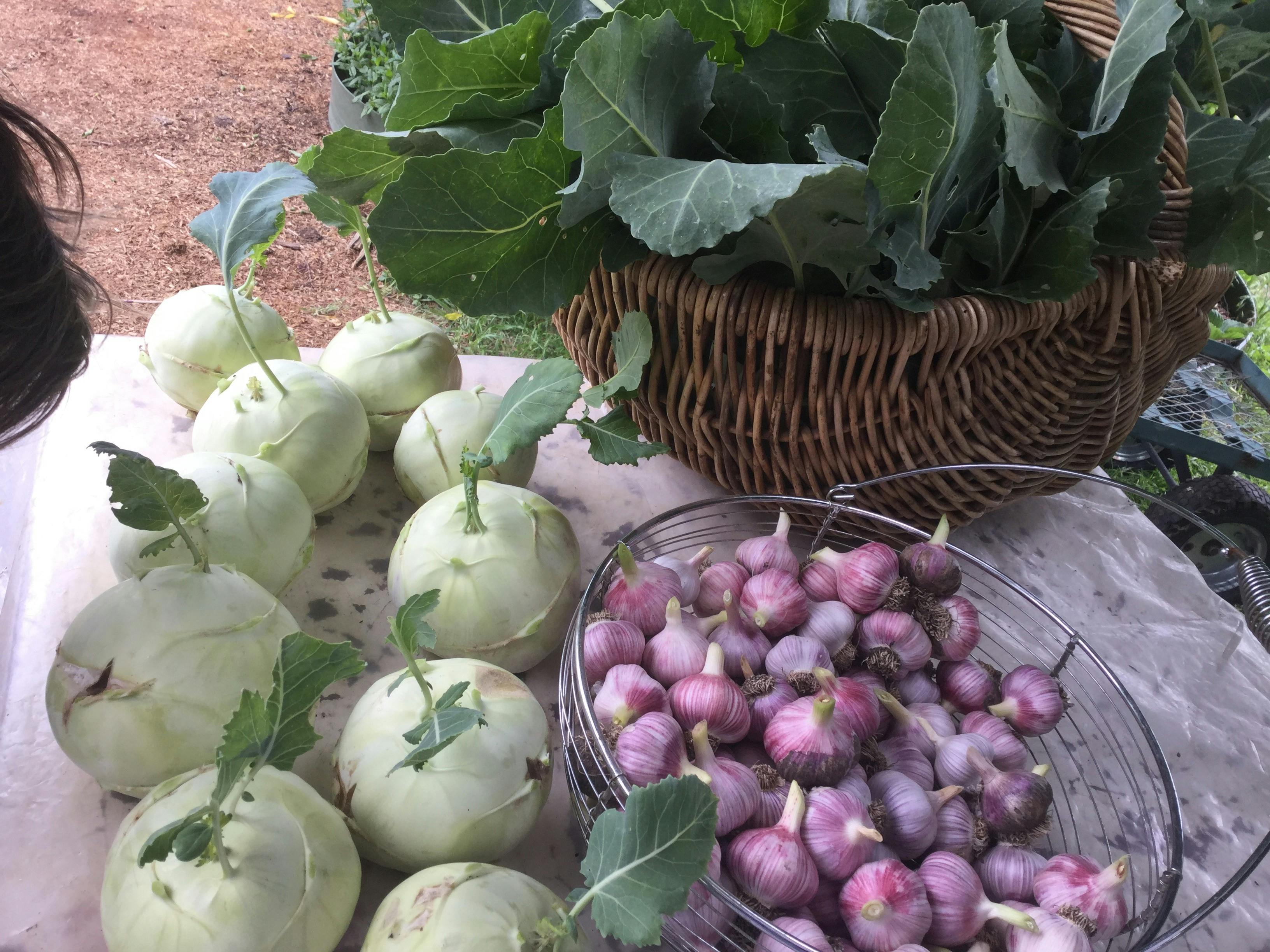 にんにくと野菜