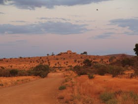 Late afternoon light on Castle Rock.
