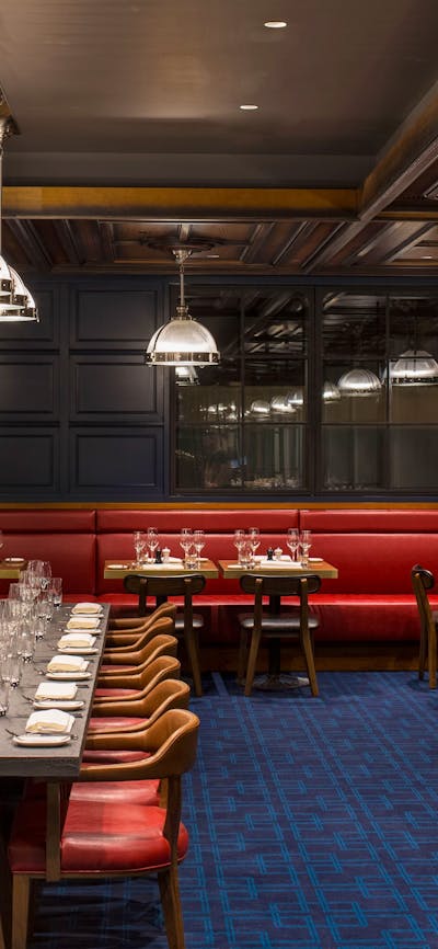 Marble & Grain dining area
