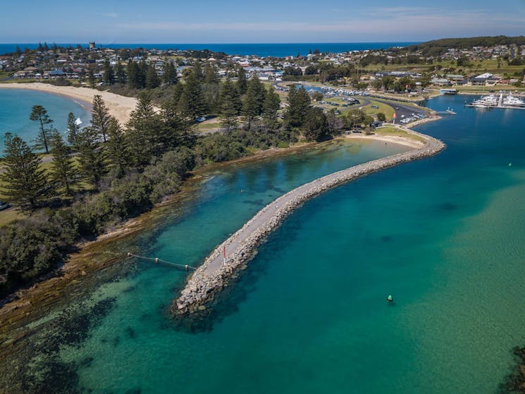 Bruce Steer Pool, Bermagui, swimming, netted pool, beach, Sapphire Coast, family friendly