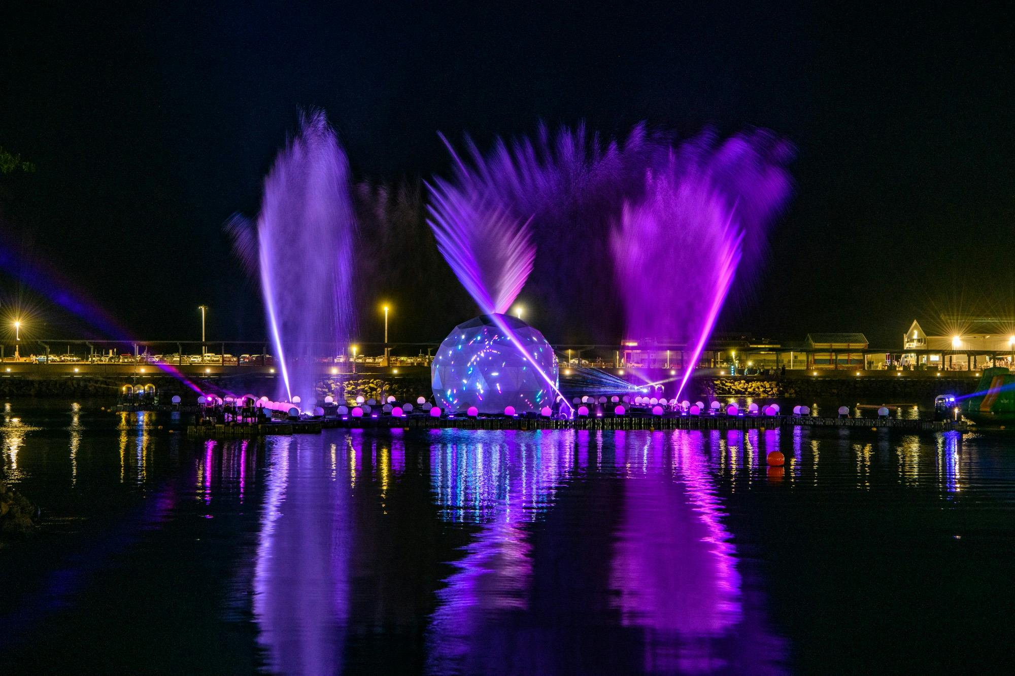 Light, Water and Sound Show on the Recreation Lagoon