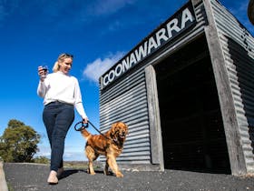 The Coonawarra siding platform - a must visit in the famed Coonawarra Wine Region