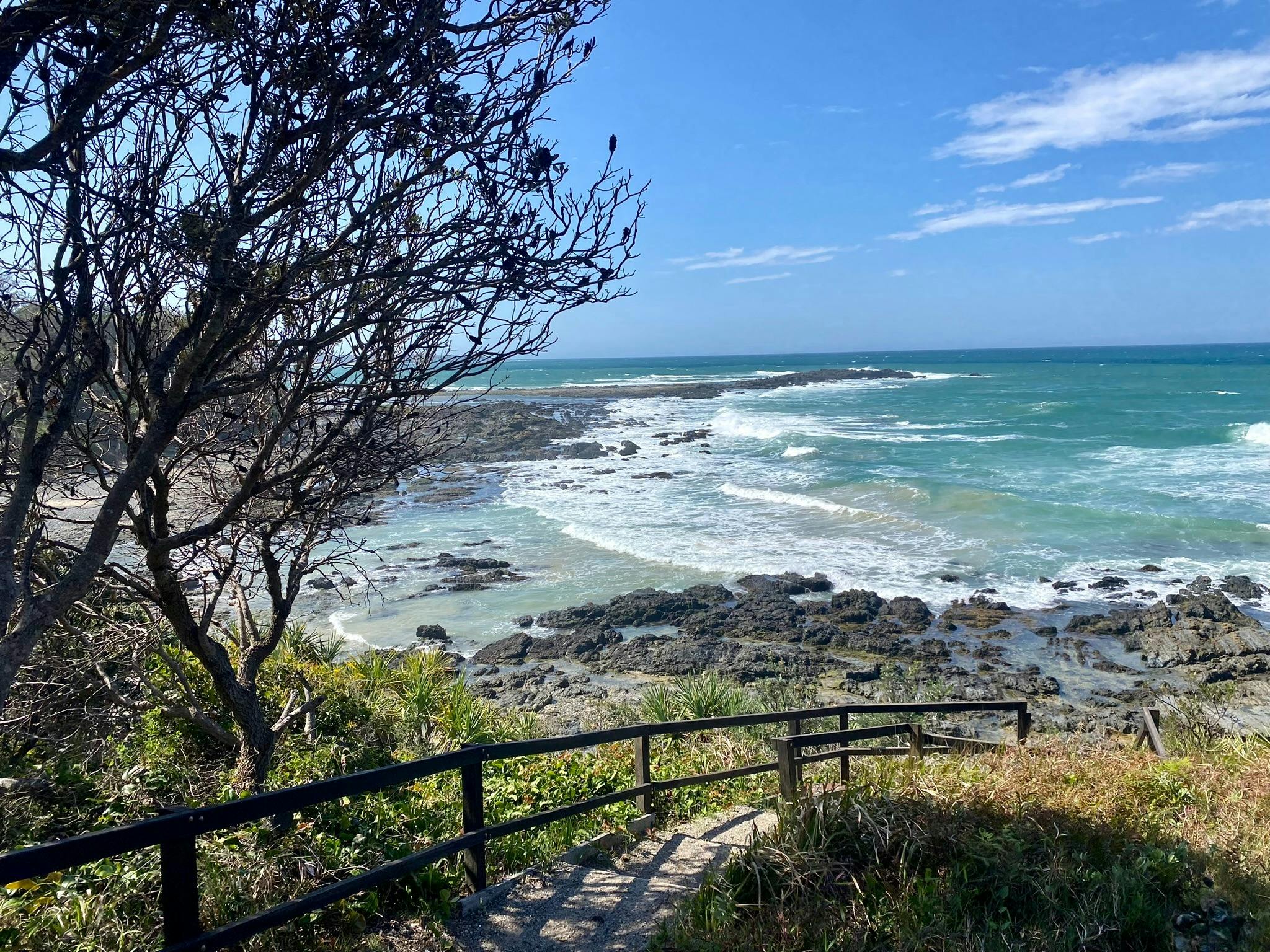 The view north from Boorkoom  on the Yuraygir Coastal Walk