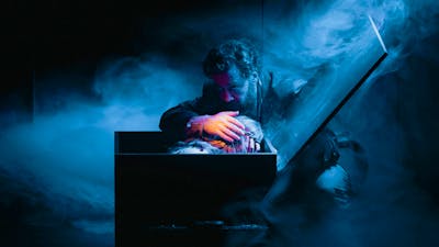 Father and Eurydice hiding