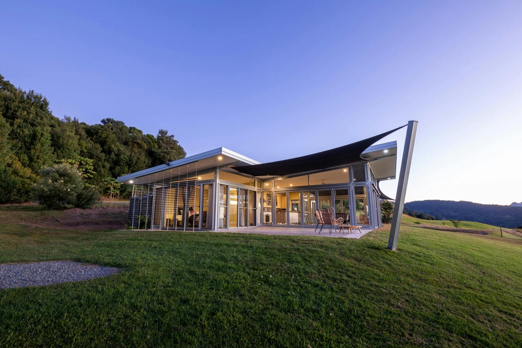 Staying at Carool offers fabulous view of the hills and the ocean with the space to relax in privacy