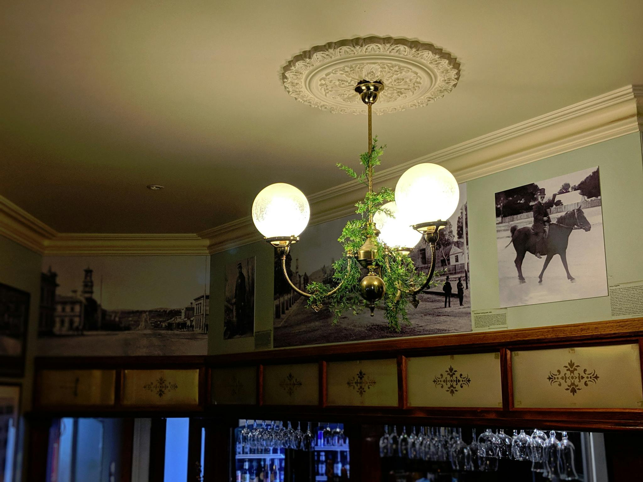 Historic pictures of Beechworth and feature lighting
