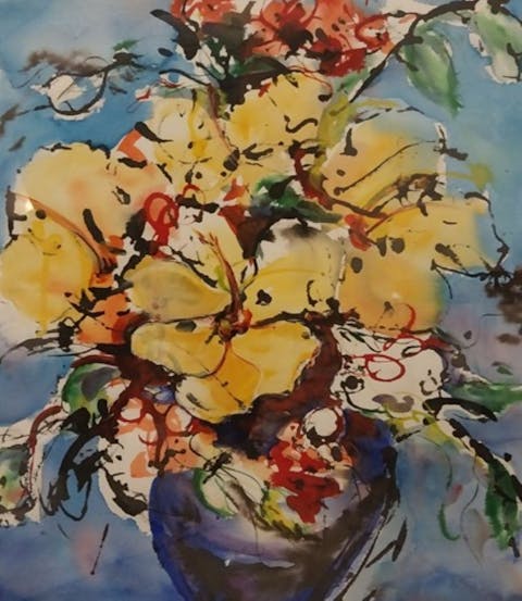 Vase of flowers