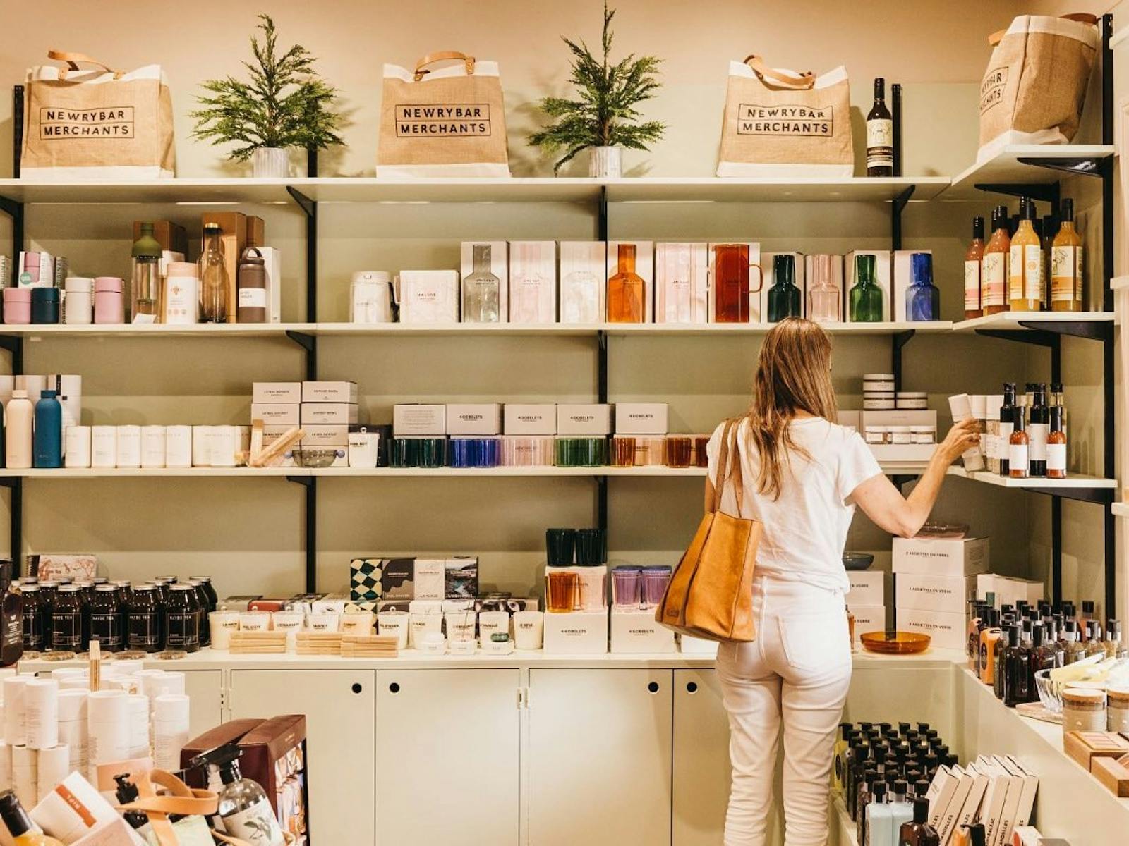Woman shopping