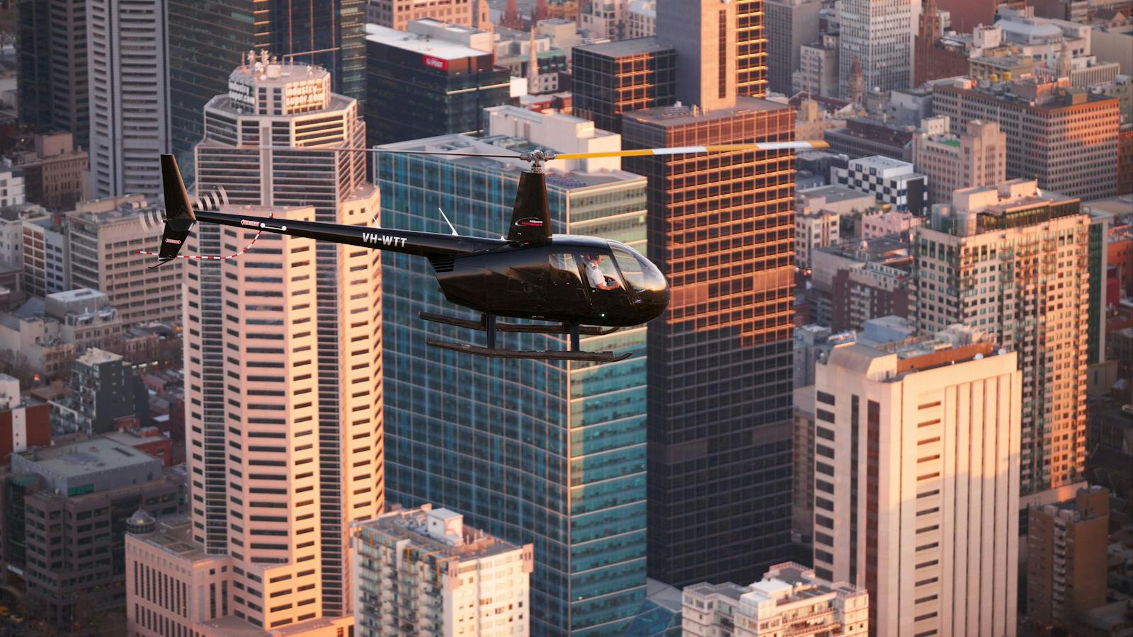 Fly about Melbourne City and Port Philip Bay!
