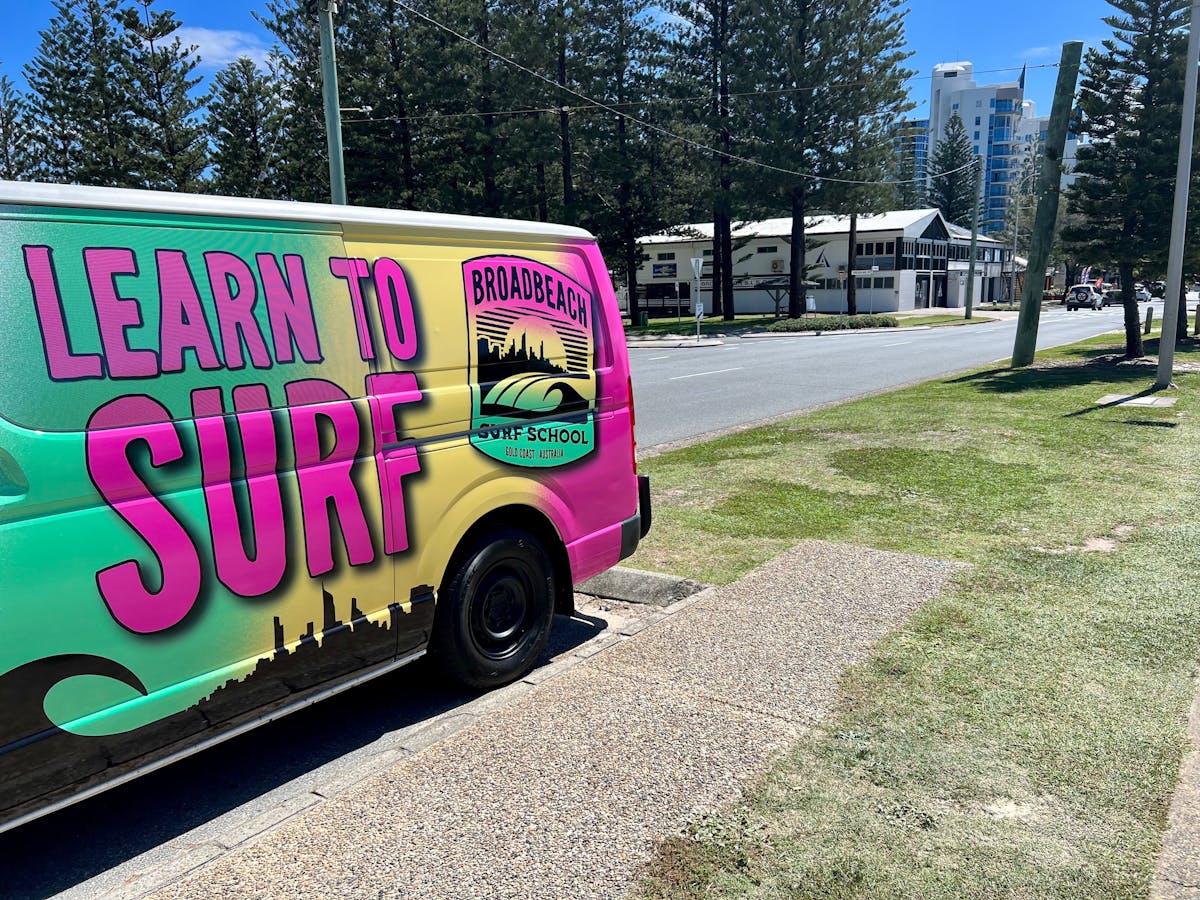 surf school van learn to surf