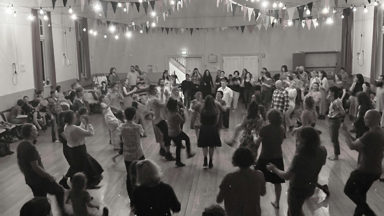 Bush dance at he Cygnet Town Hall